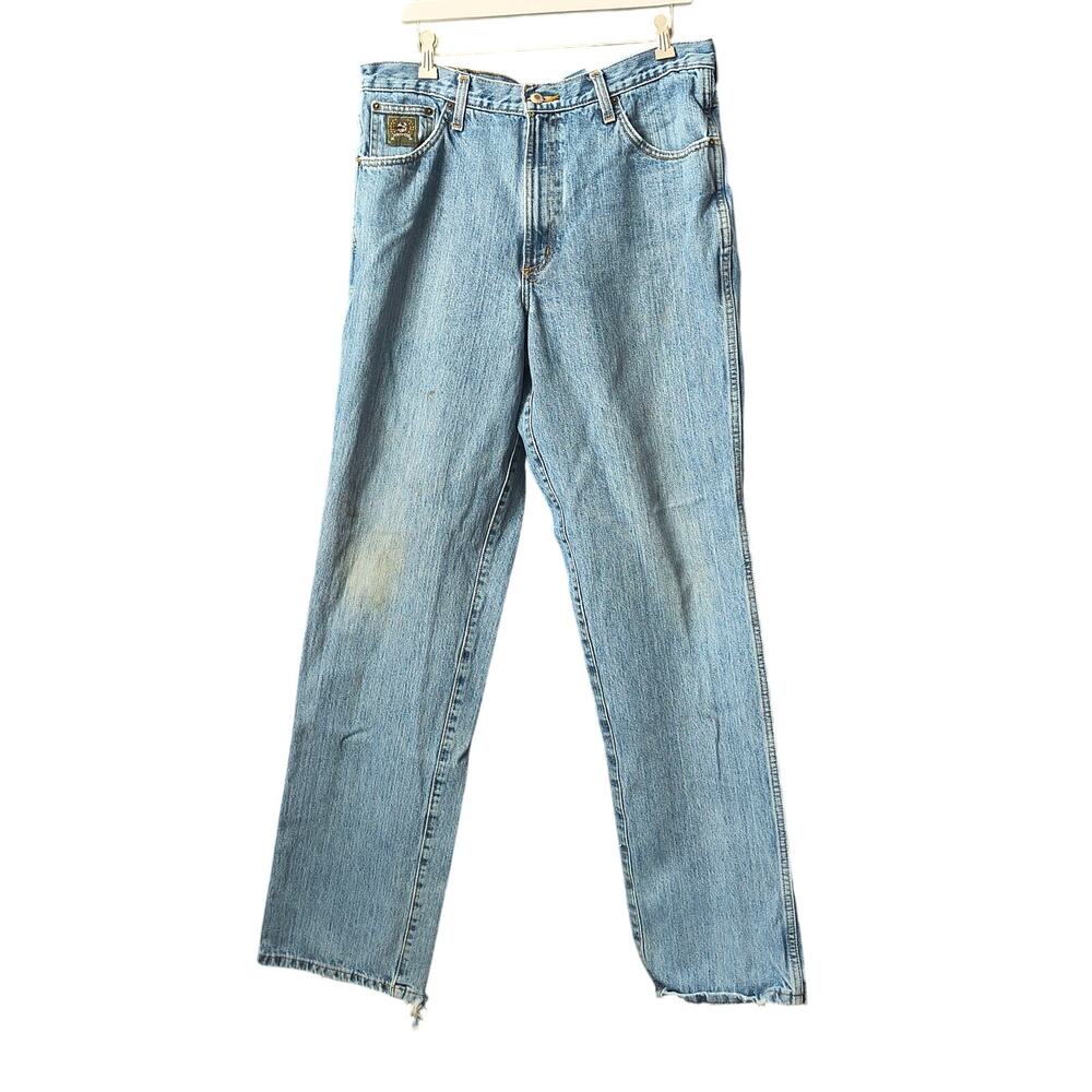 Cinch Green Label Jeans 35 x 36 Distressed.